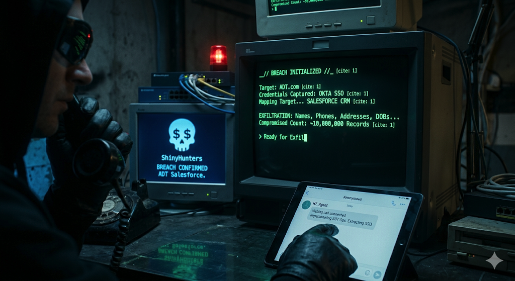 ADT Salesforce Data Breach 2026: ShinyHunters Compromise Okta SSO via Vishing Attack