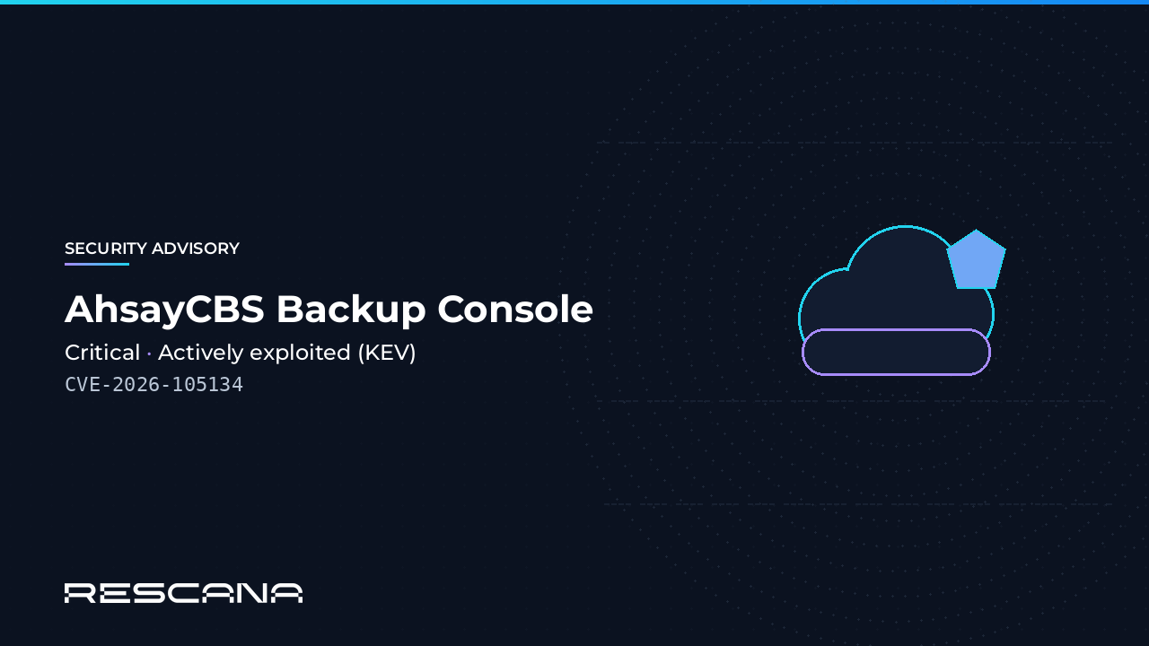 AhsayCBS Backup Console Under Active Exploitation: CVE-2026-105133/105134 Chain Leads From Auth Bypass to RCE, and 10.3.4.0 Does Not Close It