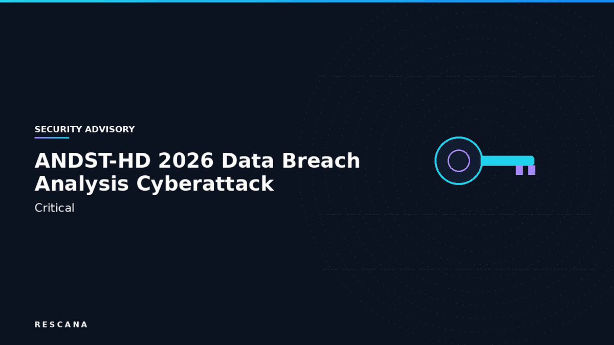 ANDST-HD 2026 Data Breach Analysis: Cyberattack Exposes 2.5 Million Customer Records and Business Partner Data