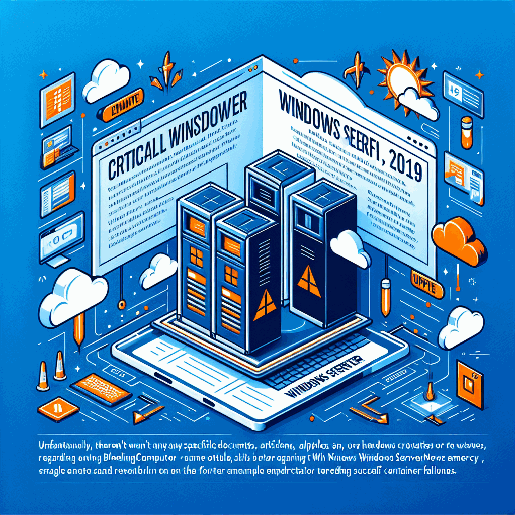 Critical Windows Server 2019, 2022, and 2025 Updates Resolve Container Launch Failures