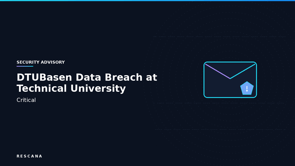 DTUBasen Data Breach at Technical University of Denmark (DTU) Exposes Sensitive Information of 200,000 Users