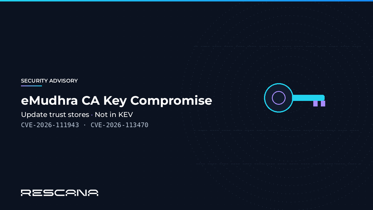 eMudhra CA Key Compromise: Chrome and Firefox Have Blocked It, Non-Browser Clients Need Updates Now