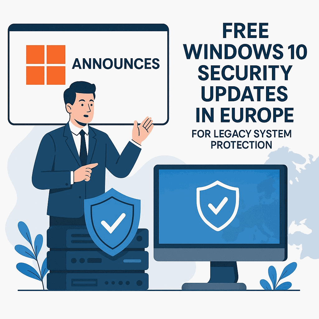 Microsoft Announces Free Windows 10 Security Updates in Europe for Legacy System Protection