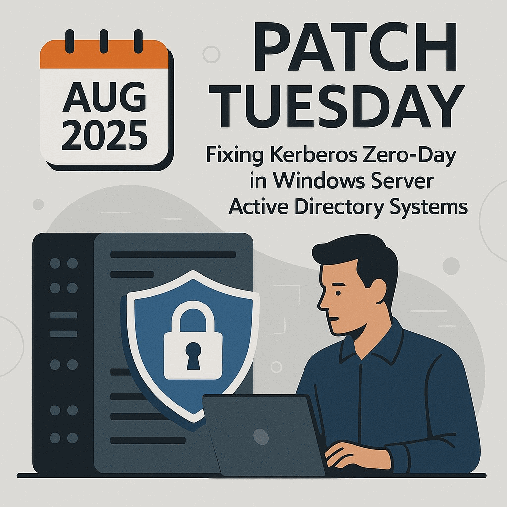 Microsoft August 2025 Patch Tuesday: Fixing Kerberos Zero-Day in Windows Server Active Directory Systems
