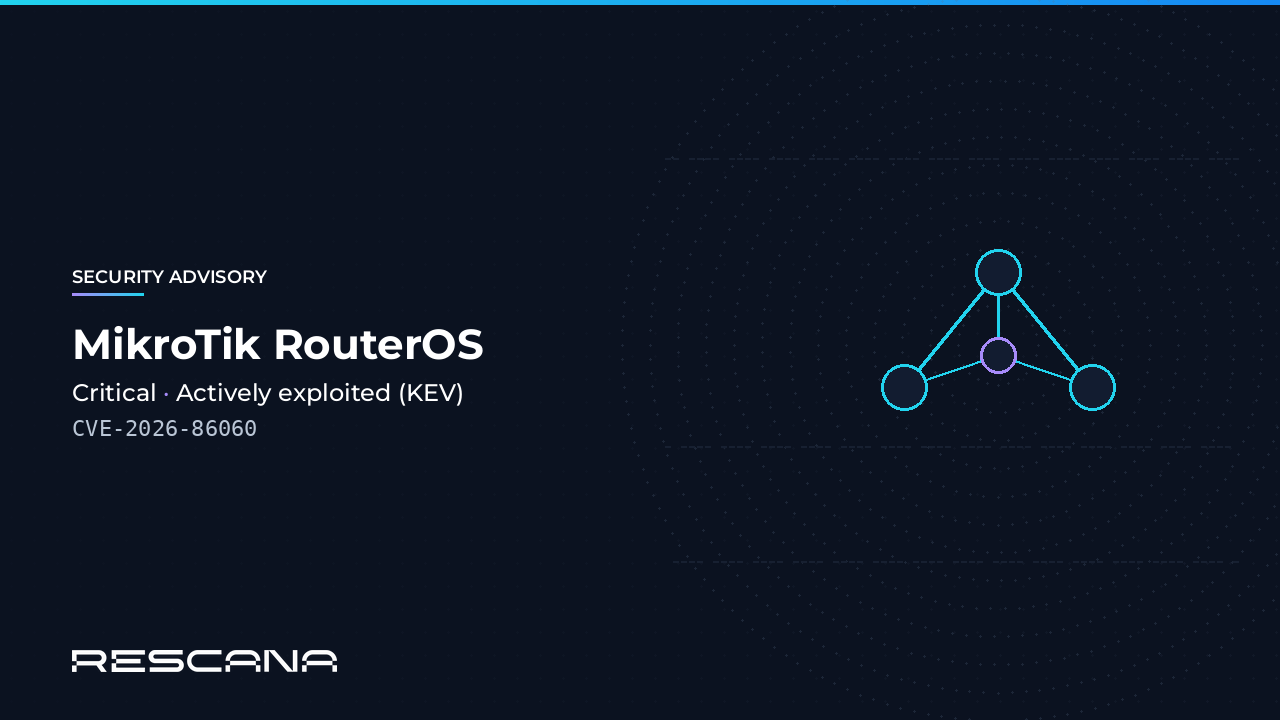 Active Exploitation Alert: MikroTik RouterOS “MikroTrick” — CVE-2026-67277 / CVE-2026-86060 Added to CISA KEV