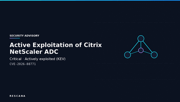 Active Exploitation of Citrix NetScaler ADC and Gateway Zero-Day Vulnerabilities (CVE-2026-88771, CVE-2026-88772) – Urgent Patch Required