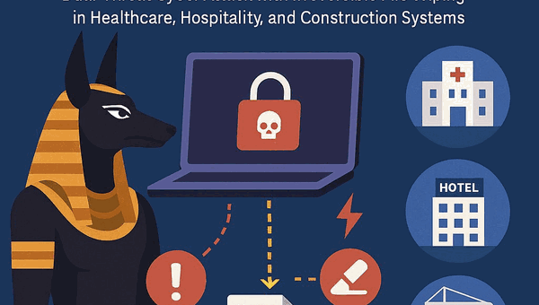 Anubis Ransomware Incident Analysis: Dual-Threat Cyber Attack with Irreversible File Wiping in Healthcare, Hospitality, and Construction Systems