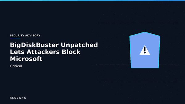 BigDiskBuster Zero-Day: Unpatched Vulnerability Lets Attackers Block Microsoft Defender Updates on All Windows Versions