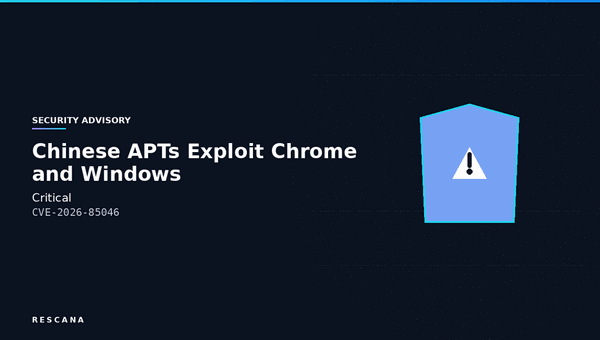 Chinese APTs Exploit Chrome and Windows Zero-Day Chain to Deploy CLEANGULP Malware Targeting Governments and NGOs