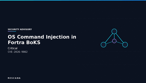 CVE-2026-9862: Critical OS Command Injection Vulnerability in Fortra BoKS Core Privileged Access Manager Threatens System Security