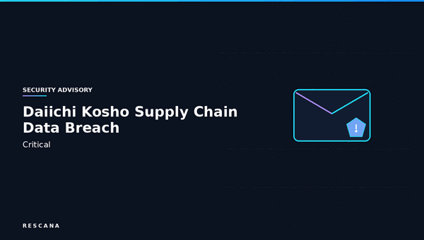 Daiichi Kosho Supply Chain Data Breach: Nippon Columbia Malware Incident Exposes 8.6 Million Karaoke Customer Records