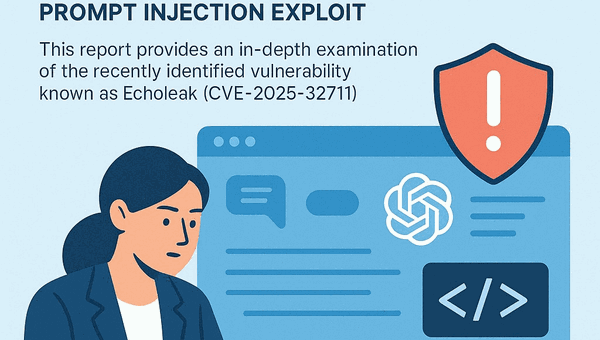 EchoLeak Vulnerability in Microsoft 365 Copilot: In-Depth Analysis of a Zero-Click Prompt Injection Exploit
