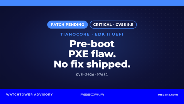 EDK II UEFI PXE Flaw CVE-2026-97631: Critical Pre-Boot Code Execution Risk, Patch Not Yet Released