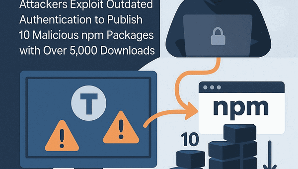 Toptal GitHub Breach: Attackers Exploit Outdated Authentication to Publish 10 Malicious npm Packages with Over 5,000 Downloads